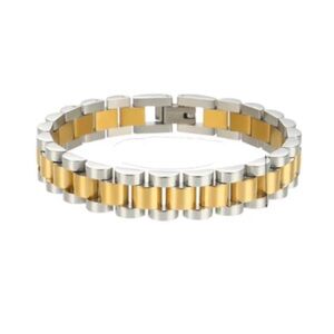 Elegant Gold and Silver like rolex NEW Bracelet